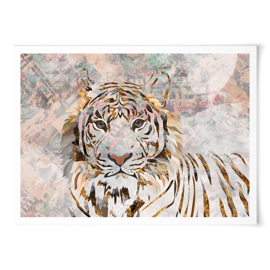 Proud Tiger Art Print wall art product / Shutterstock