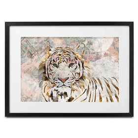Proud Tiger Framed Art Print Proud Tiger Framed Art Print wall art product Sarah Manovski