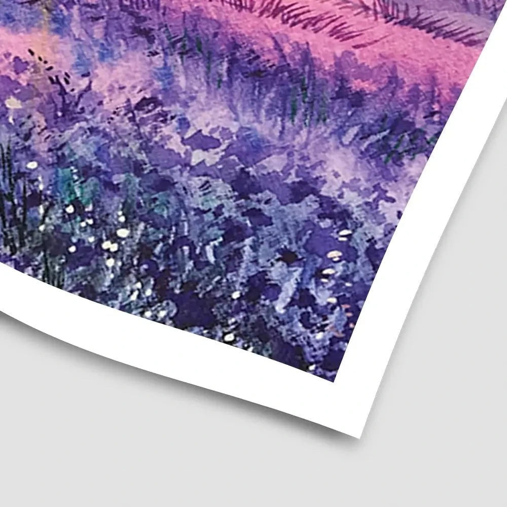 Provence Lavender Field Art Print Provence Lavender Field Art Print wall art product EL_Art / Shutterstock