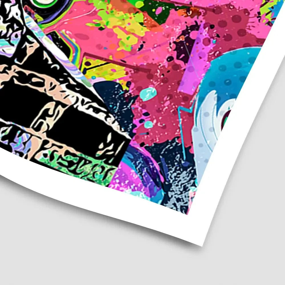 Psychedelic Frenchie Art Print Psychedelic Frenchie Art Print wall art product ARTEMENKO VALENTYN / Shutterstock