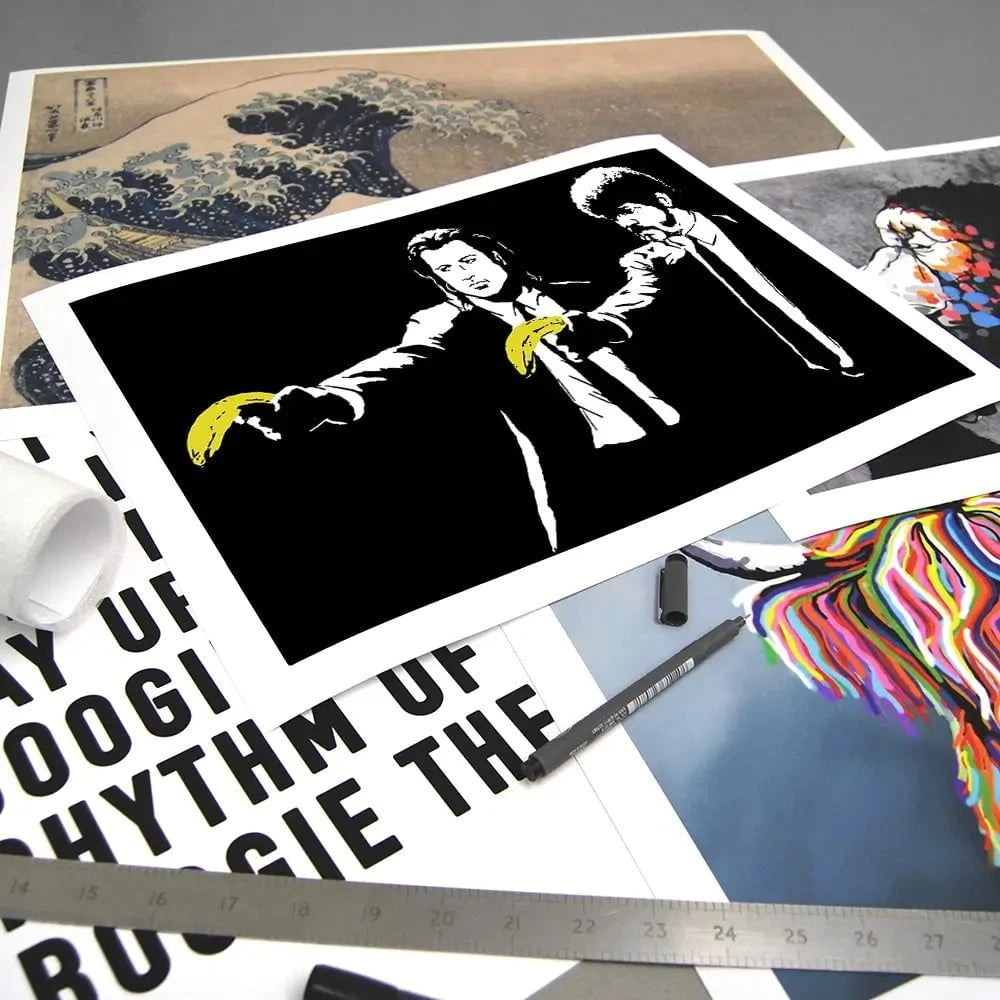 Pulp Fiction Art Print Pulp Fiction Art Print wall art product Banksy
