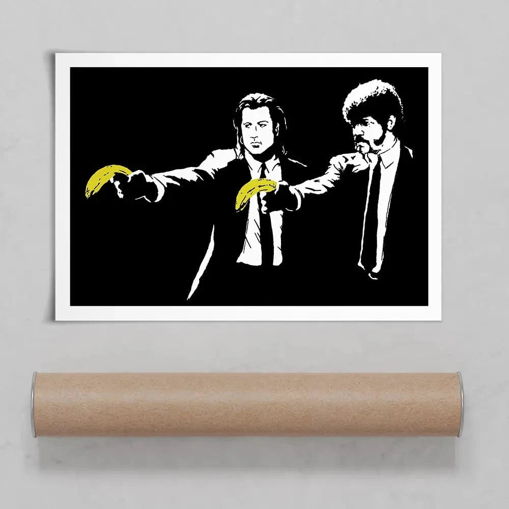 Pulp Fiction Art Print Pulp Fiction Art Print wall art product Banksy