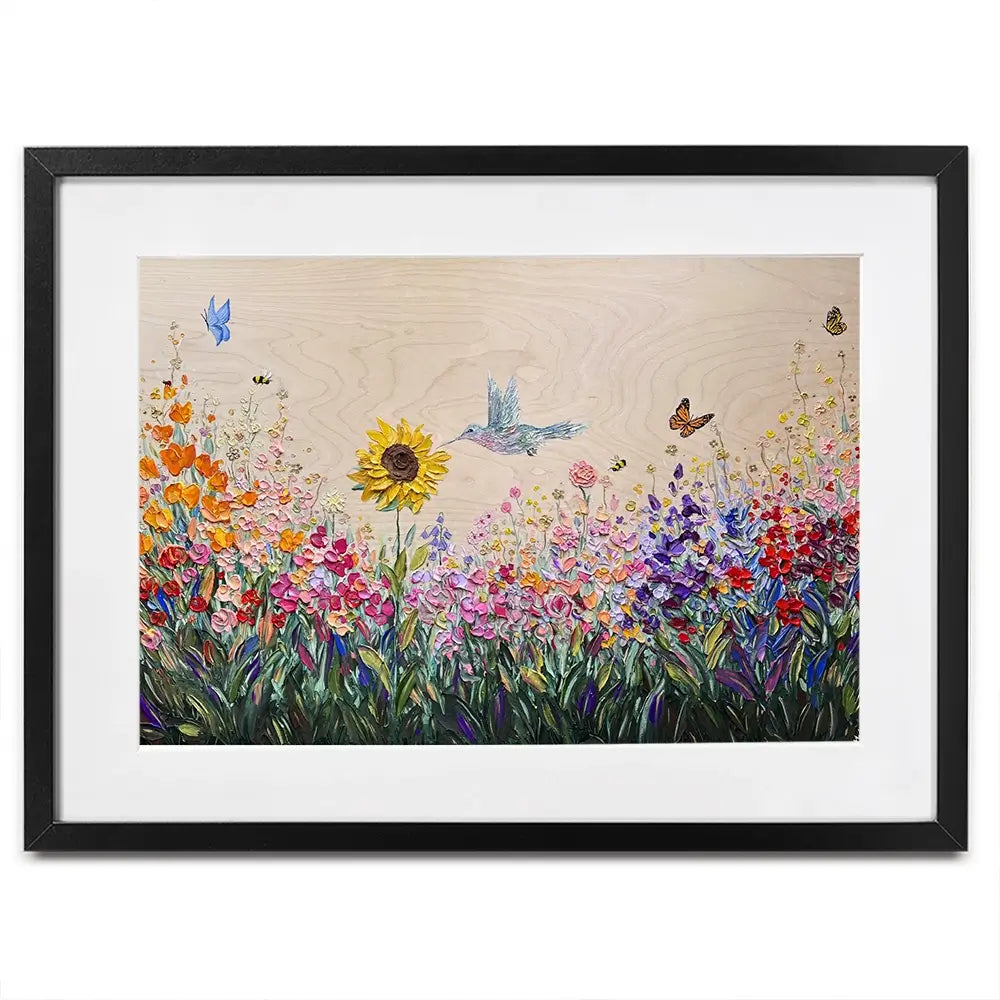 Pure Love Garden Framed Art Print Pure Love Garden Framed Art Print wall art product Nada Khatib