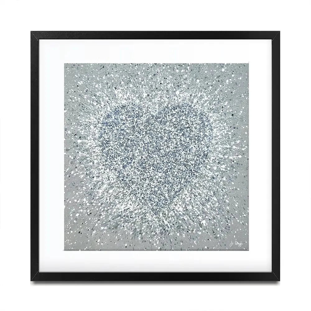 Pure Love Square Framed Art Print Pure Love Square Framed Art Print wall art product Jo Gough