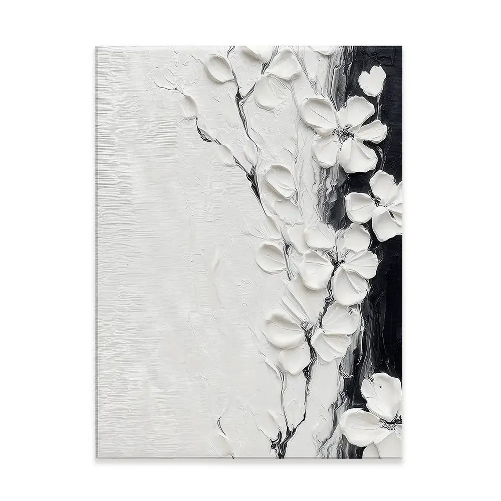 Pure White Blossoms Canvas Print Pure White Blossoms Canvas Print wall art product LSR Design Studio - Independent