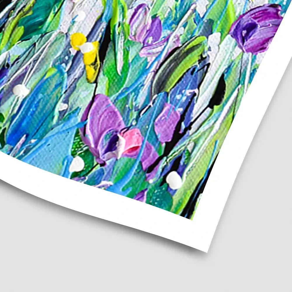 Purple Meadow Art Print Purple Meadow Art Print wall art product Olga Tkachyk