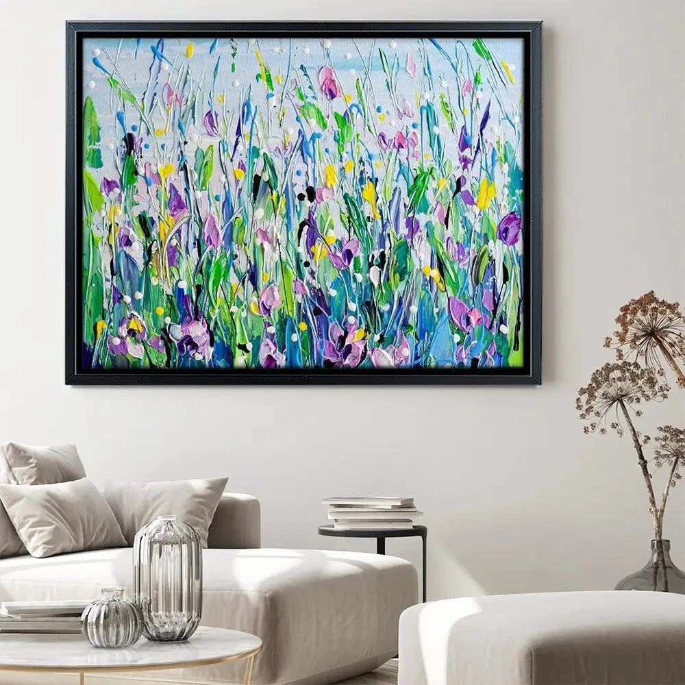 Purple Meadow Canvas Print Purple Meadow Canvas Print wall art product Olga Tkachyk