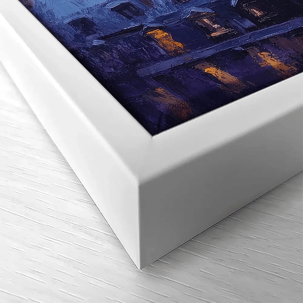 Purple Paris Night Canvas Print Purple Paris Night Canvas Print wall art product Tanya Ocean