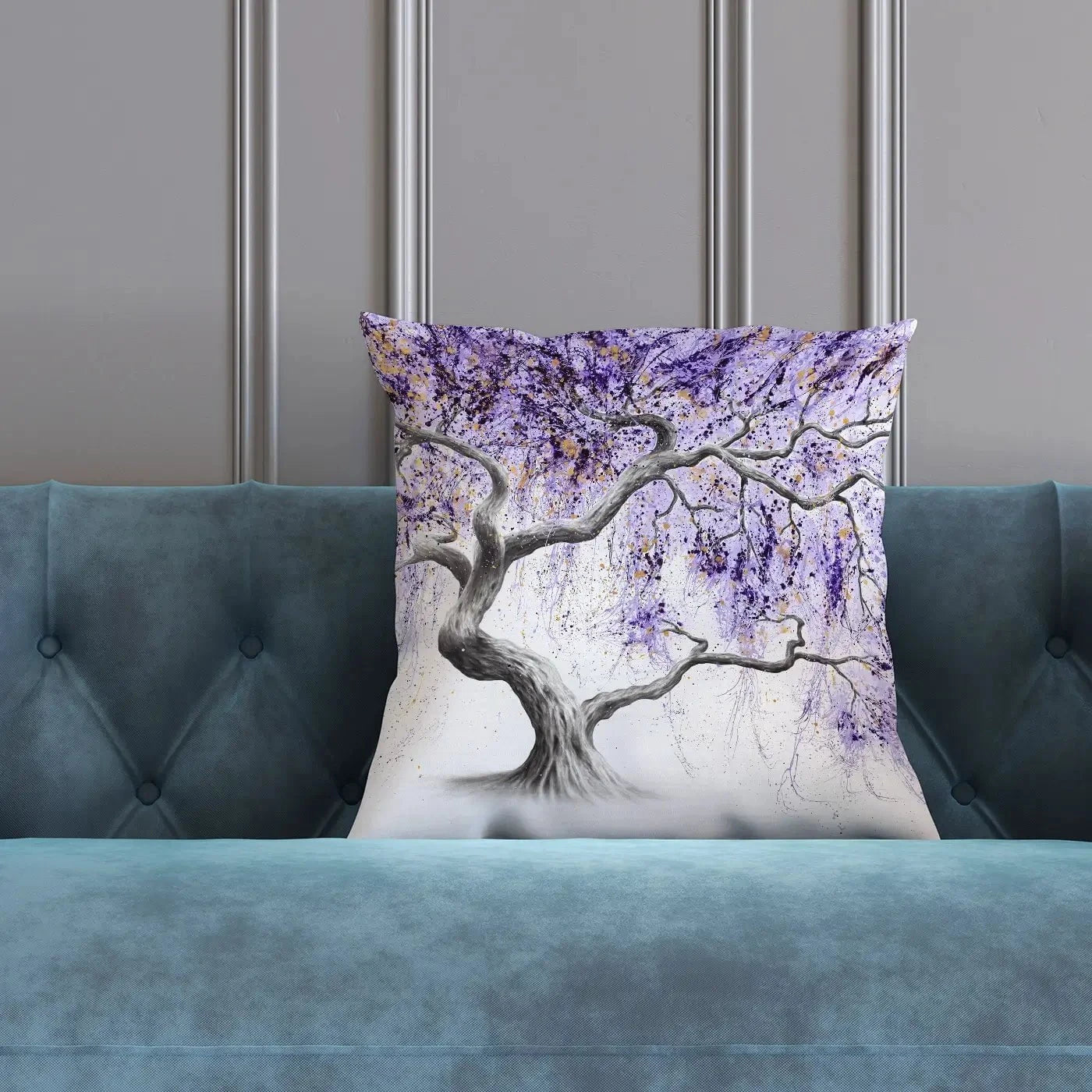 Purple Prosperity Cushion Purple Prosperity Cushion wall art product Ashvin Harrison
