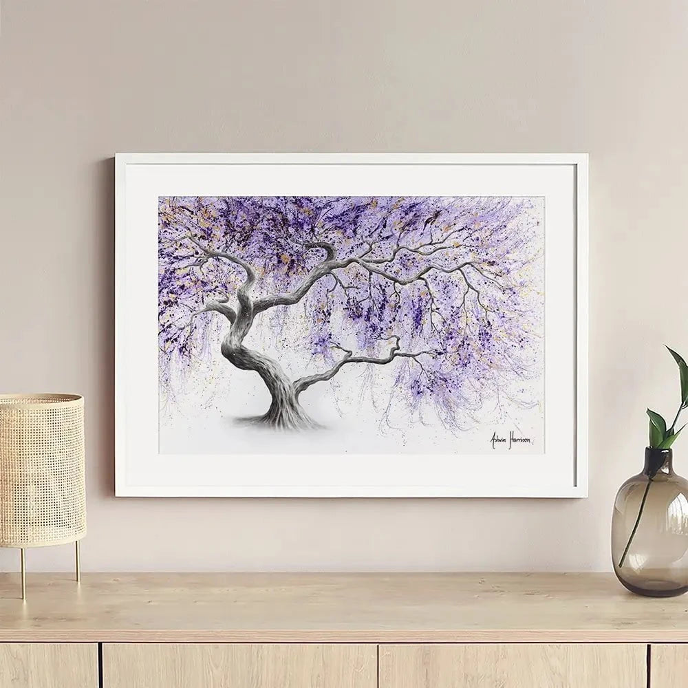 Purple Prosperity Framed Art Print Purple Prosperity Framed Art Print wall art product Ashvin Harrison
