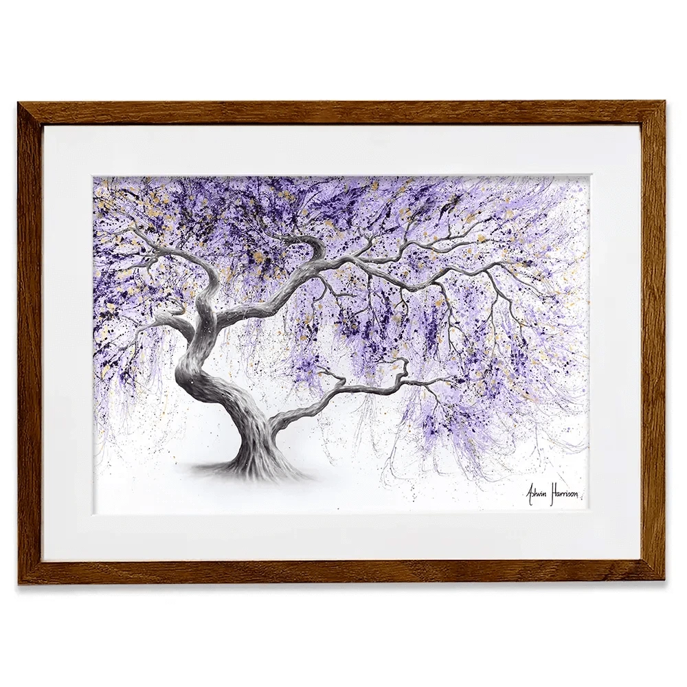 Purple Prosperity Framed Art Print Purple Prosperity Framed Art Print wall art product Ashvin Harrison