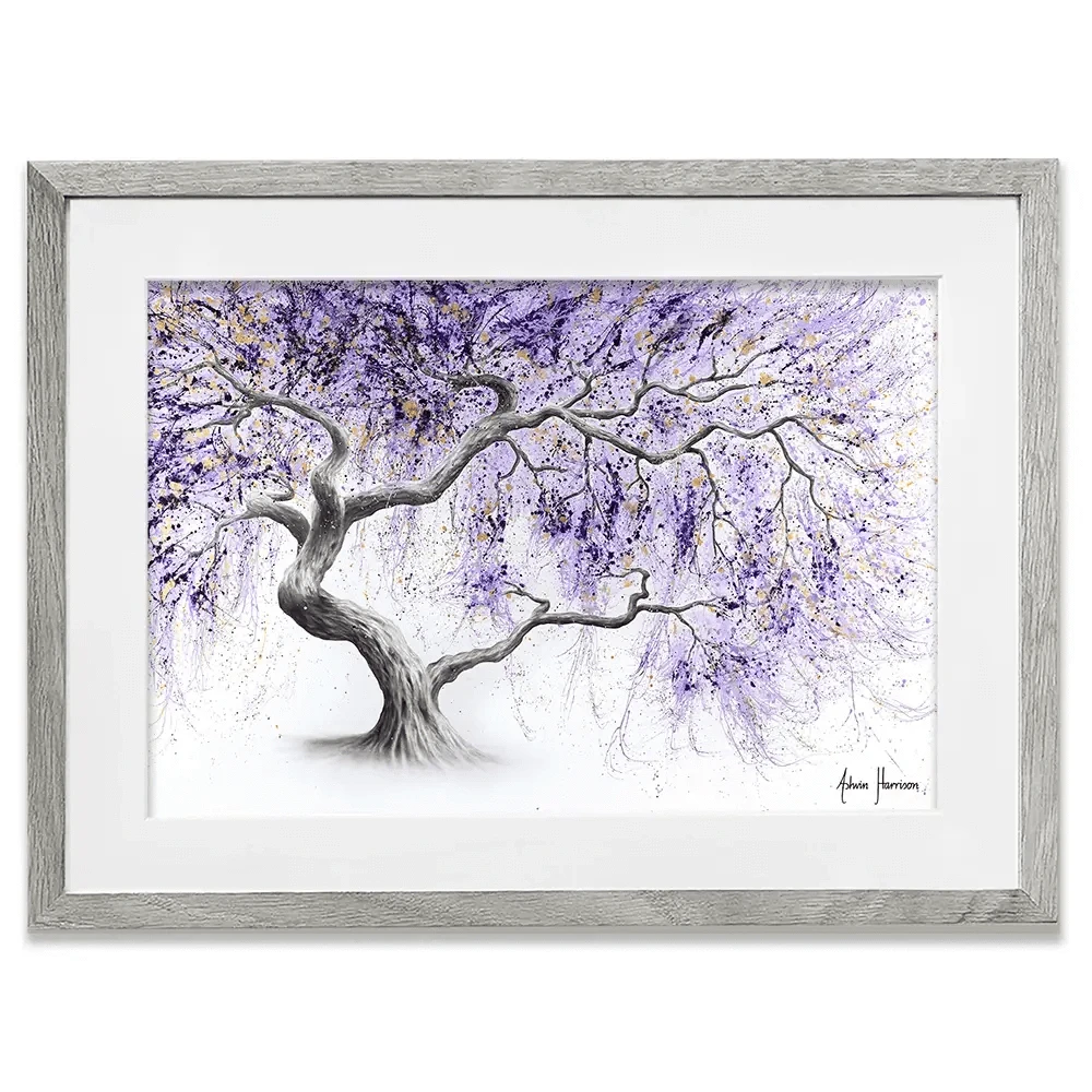 Purple Prosperity Framed Art Print Purple Prosperity Framed Art Print wall art product Ashvin Harrison