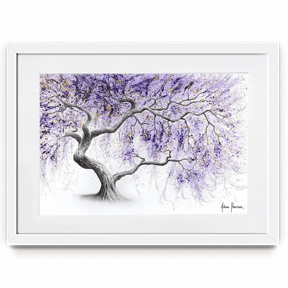 Purple Prosperity Framed Art Print Purple Prosperity Framed Art Print wall art product Ashvin Harrison