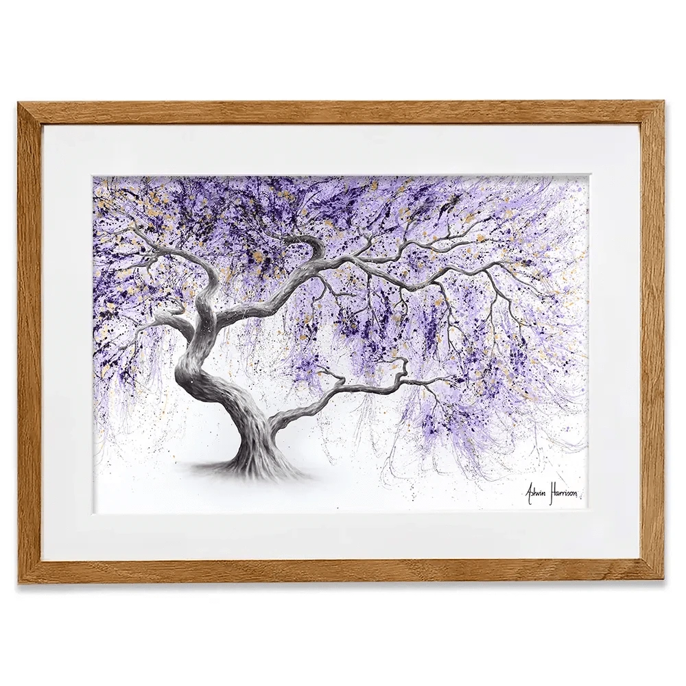 Purple Prosperity Framed Art Print Purple Prosperity Framed Art Print wall art product Ashvin Harrison