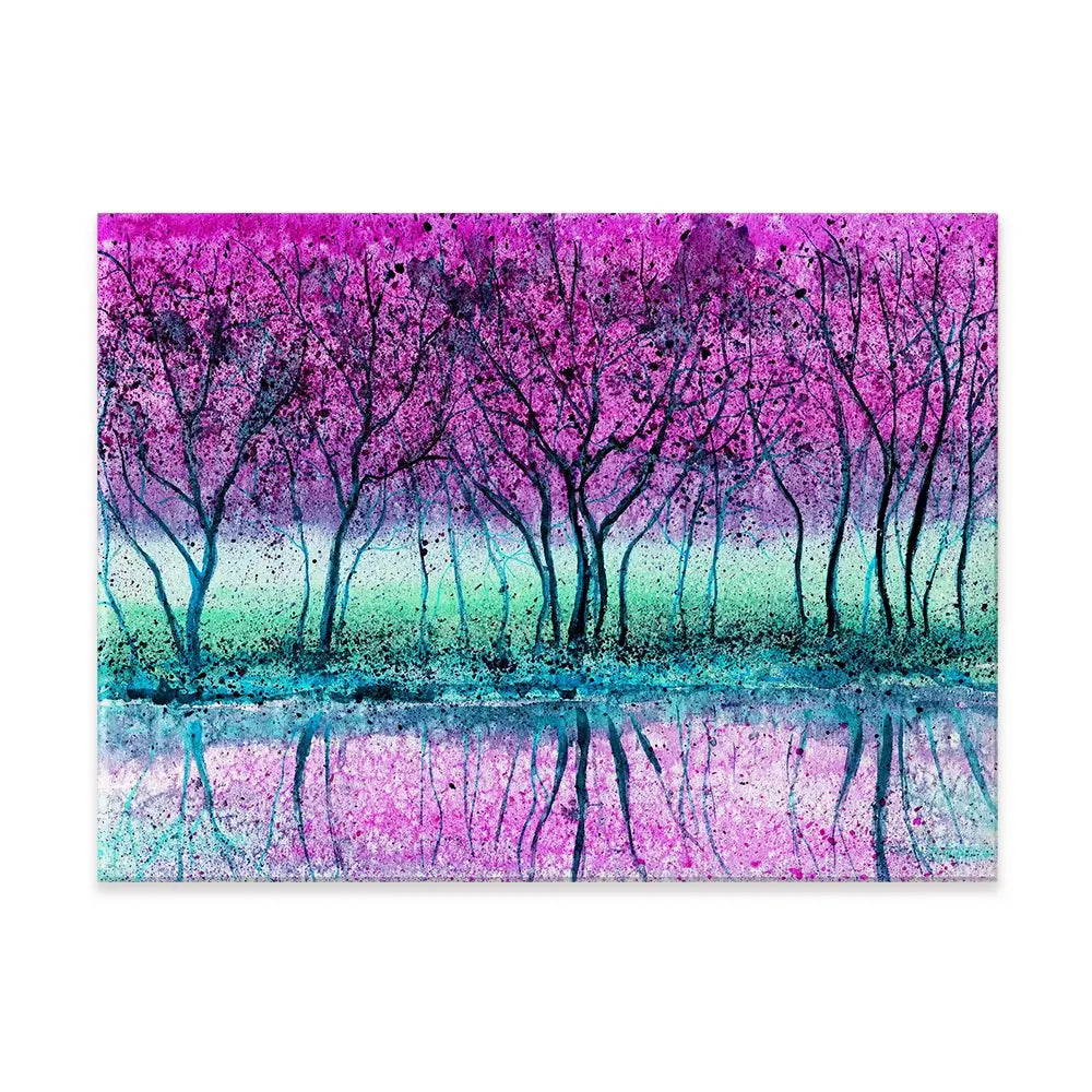 Purple Trees Canvas Print Purple Trees Canvas Print wall art product Kretsu Nataliya / Shutterstock
