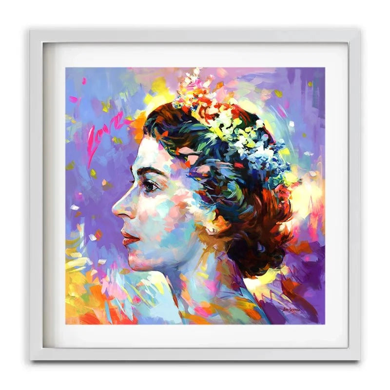 Queen Elizabeth Square Framed Art Print Queen Elizabeth Square Framed Art Print wall art product Leon Devenice