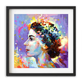 Queen Elizabeth Square Framed Art Print Queen Elizabeth Square Framed Art Print wall art product Leon Devenice