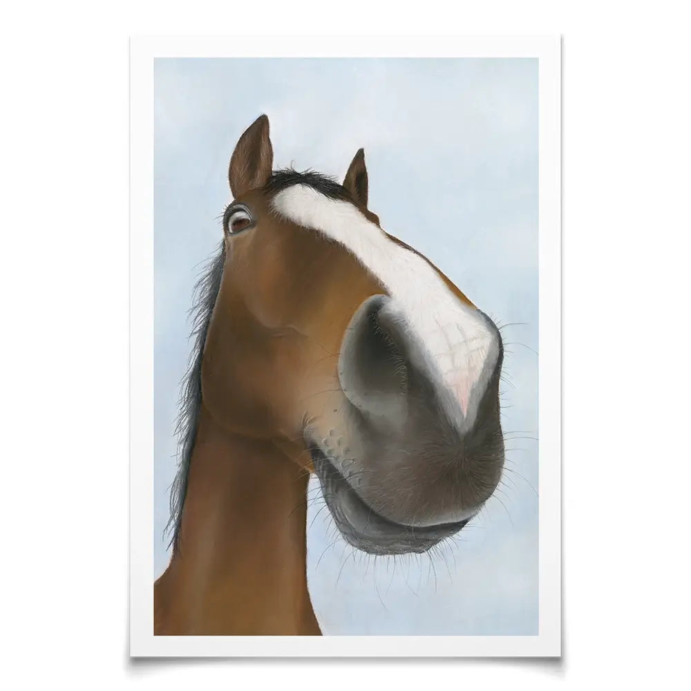 Racehorse Kauto Star Art Print Racehorse Kauto Star Art Print wall art product Georgie Turner