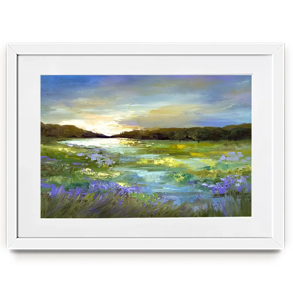 Radiant Evening Framed Art Print Radiant Evening Framed Art Print wall art product Sheila Finch