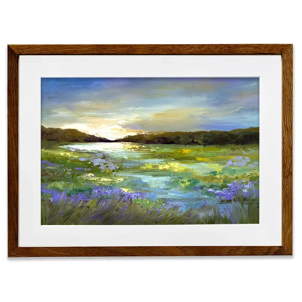 Radiant Evening Framed Art Print Radiant Evening Framed Art Print wall art product Sheila Finch