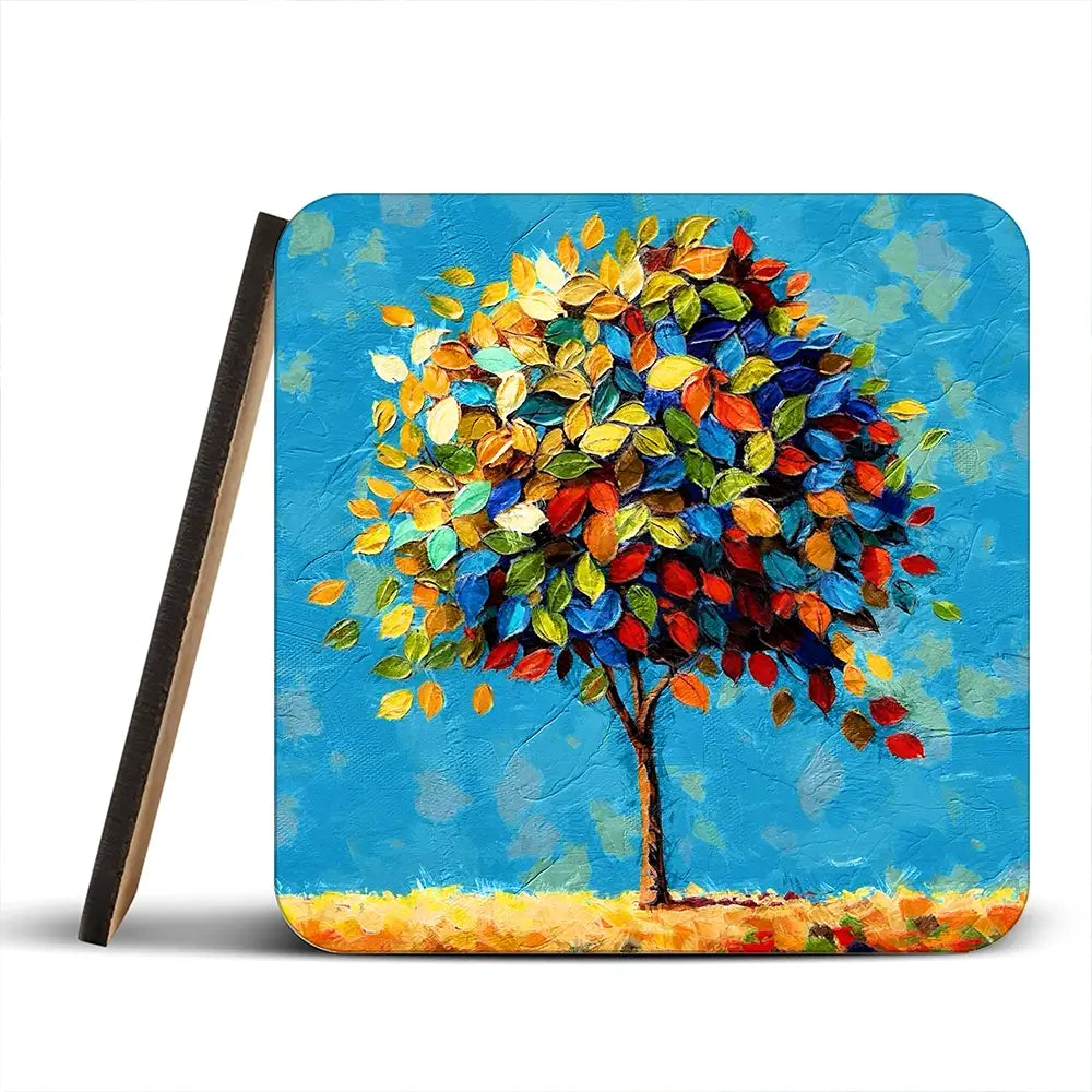 Radiant Growth Coaster Set Radiant Growth Coaster Set wall art product Art Print Shop