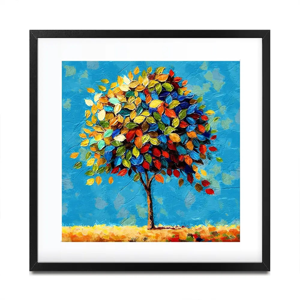 Radiant Growth Square Framed Art Print Radiant Growth Square Framed Art Print wall art product Art Print Shop