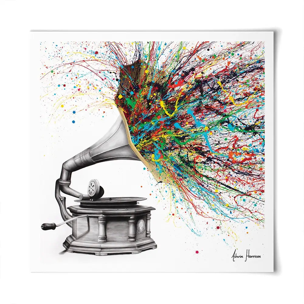 Radical Rhapsody Square Art Print Radical Rhapsody Square Art Print wall art product Ashvin Harrison