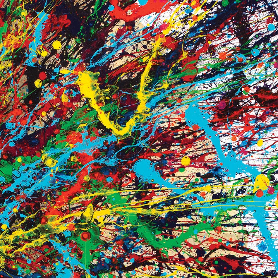 Radical Rhapsody Square Canvas Print wall art product Ashvin Harrison