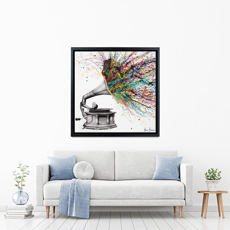 Radical Rhapsody Square Canvas Print wall art product Ashvin Harrison