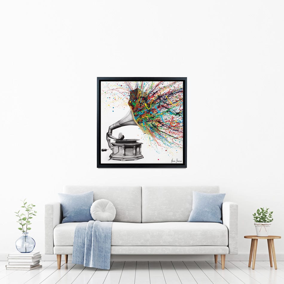 Radical Rhapsody Square Canvas Print wall art product Ashvin Harrison
