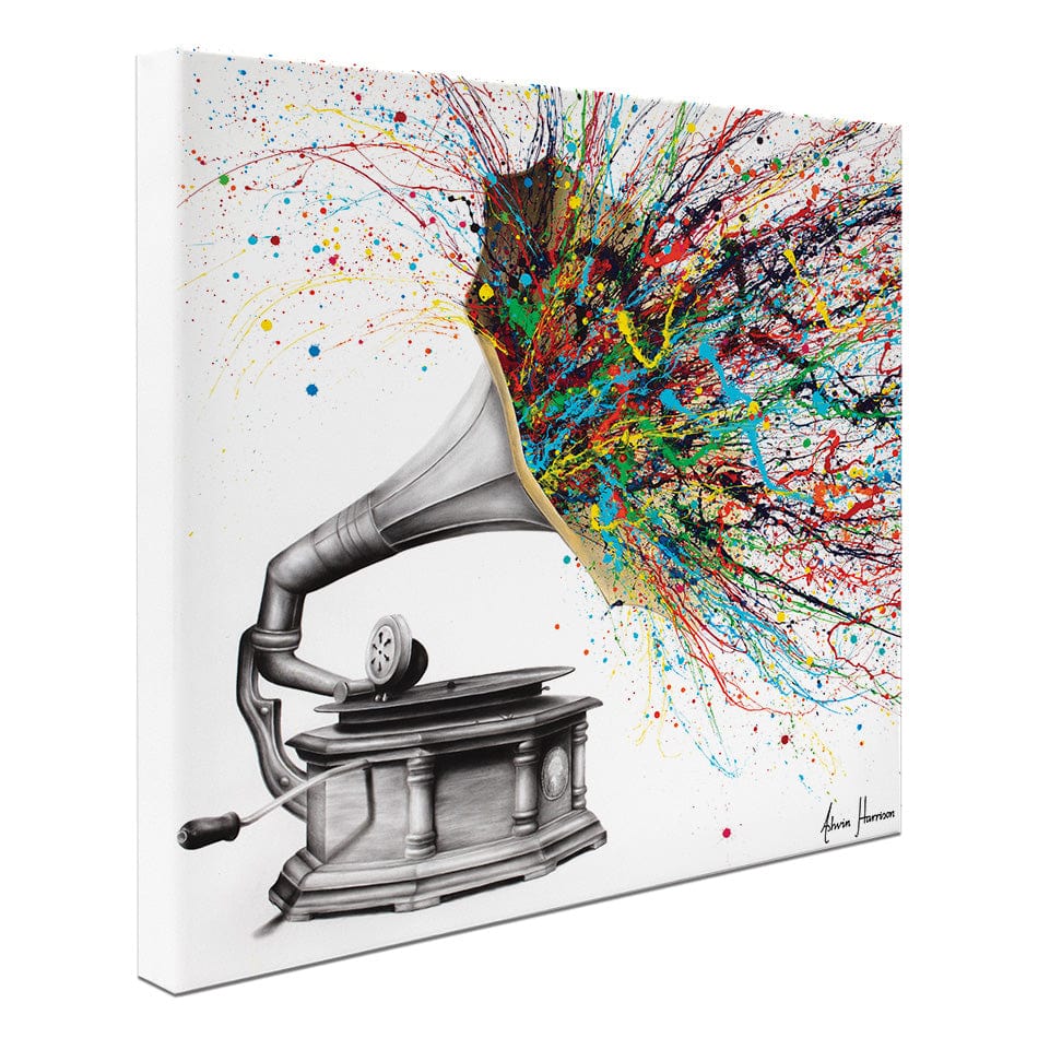 Radical Rhapsody Square Canvas Print wall art product Ashvin Harrison