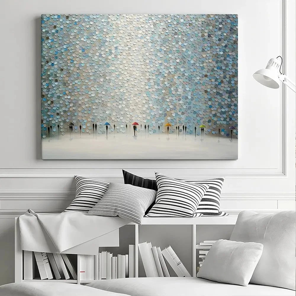Rain Symphony Canvas Print Rain Symphony Canvas Print wall art product Ekaterina Ermilkina
