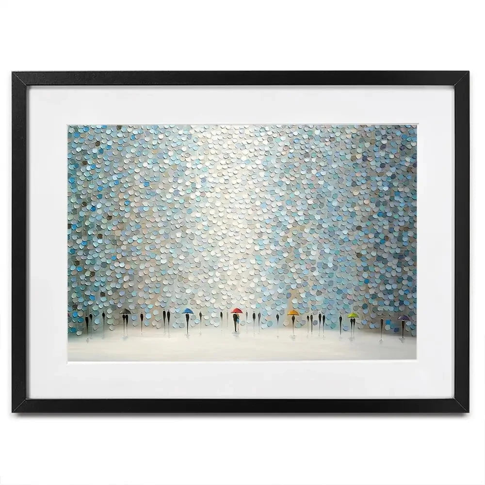 Rain Symphony Framed Art Print Rain Symphony Framed Art Print wall art product Ekaterina Ermilkina