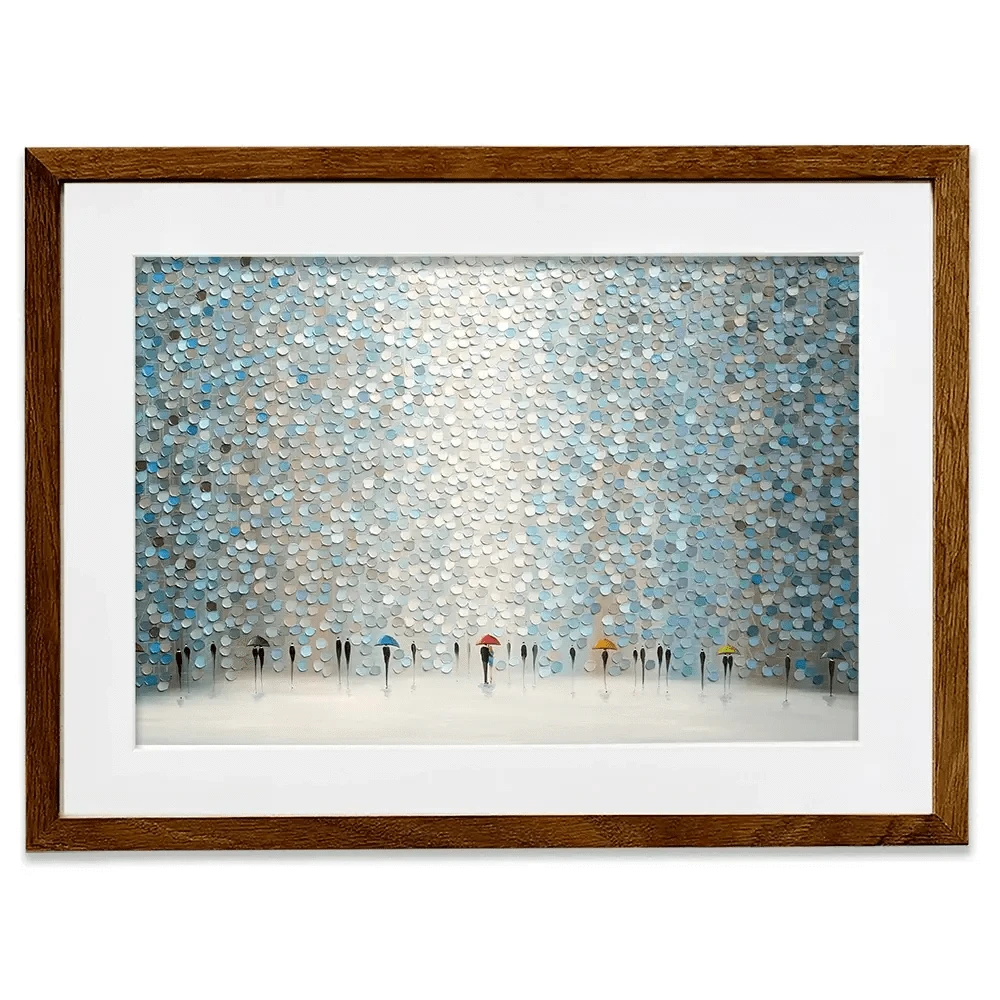 Rain Symphony Framed Art Print Rain Symphony Framed Art Print wall art product Ekaterina Ermilkina