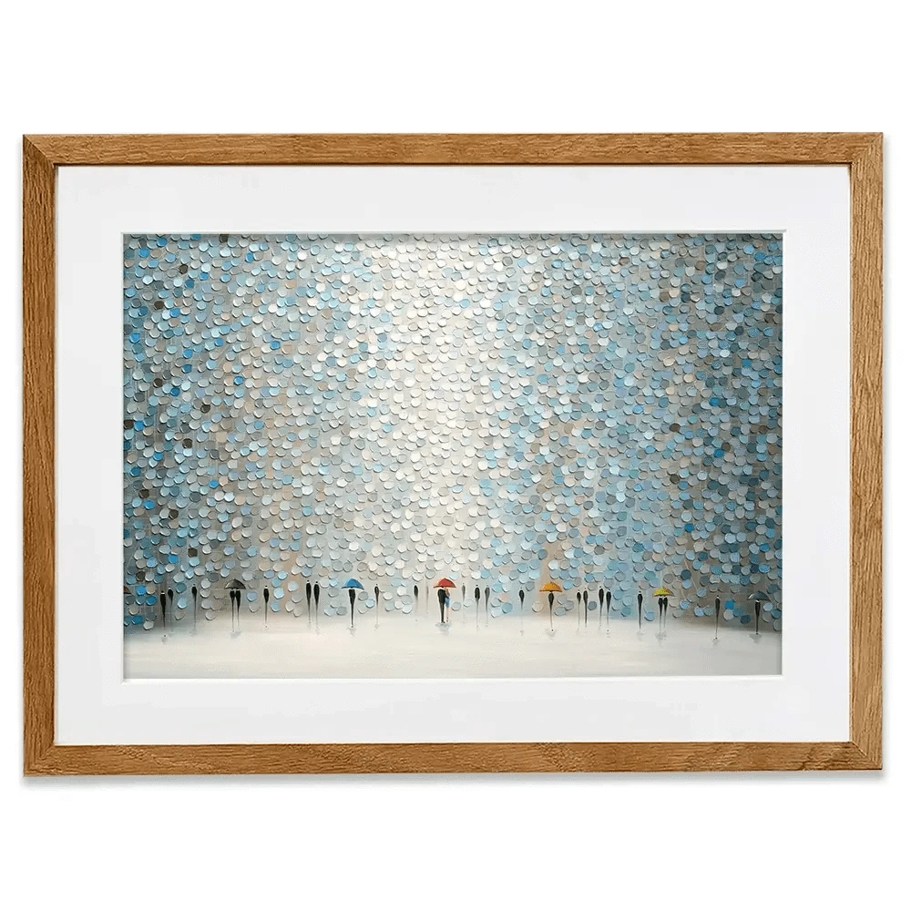 Rain Symphony Framed Art Print Rain Symphony Framed Art Print wall art product Ekaterina Ermilkina