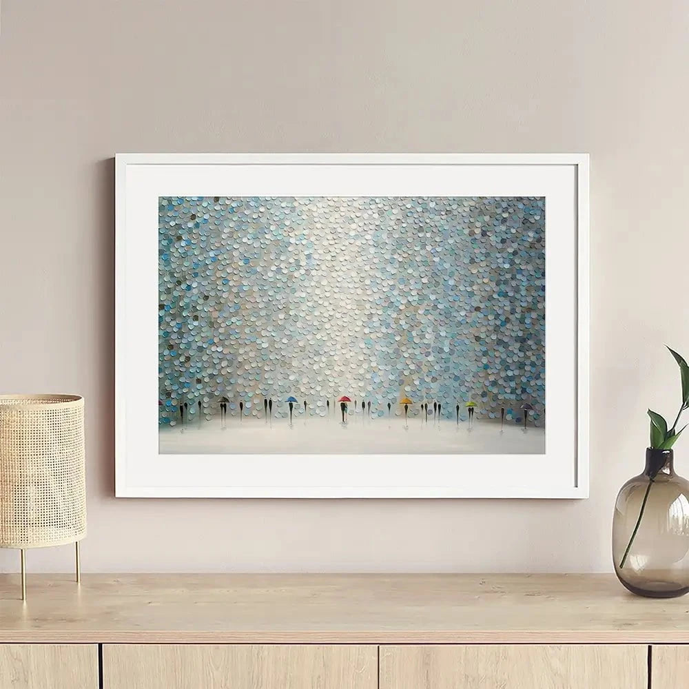 Rain Symphony Framed Art Print Rain Symphony Framed Art Print wall art product Ekaterina Ermilkina