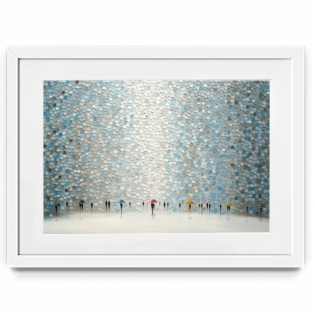 Rain Symphony Framed Art Print Rain Symphony Framed Art Print wall art product Ekaterina Ermilkina