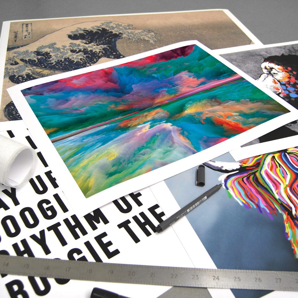 Rainbow Enlightenment Art Print wall art product / Shutterstock