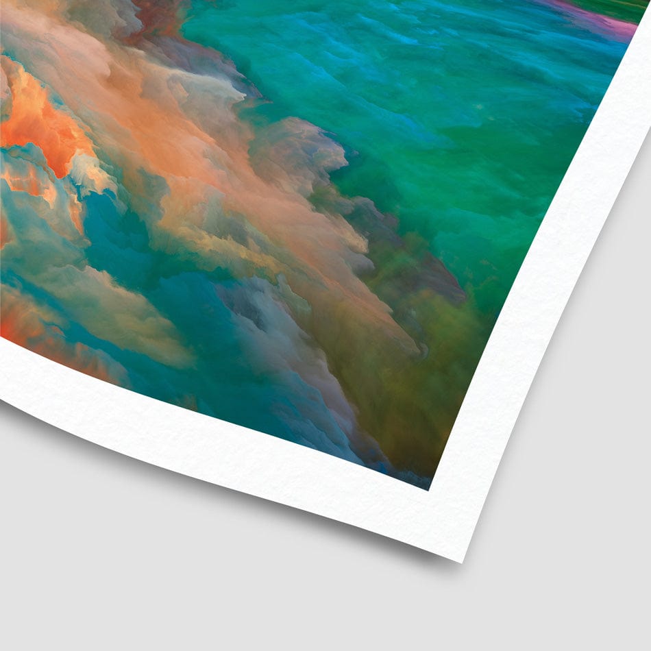 Rainbow Enlightenment Art Print wall art product / Shutterstock