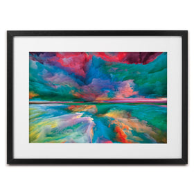 Rainbow Enlightenment Framed Art Print wall art product agsandrew / Shutterstock