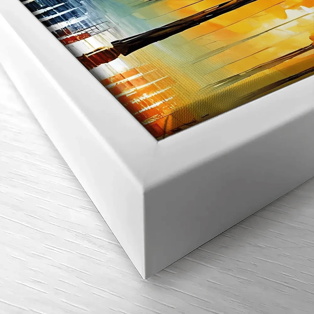 Rainbow Glow Nights Canvas Print Rainbow Glow Nights Canvas Print wall art product Kolokolchi / Shutterstock