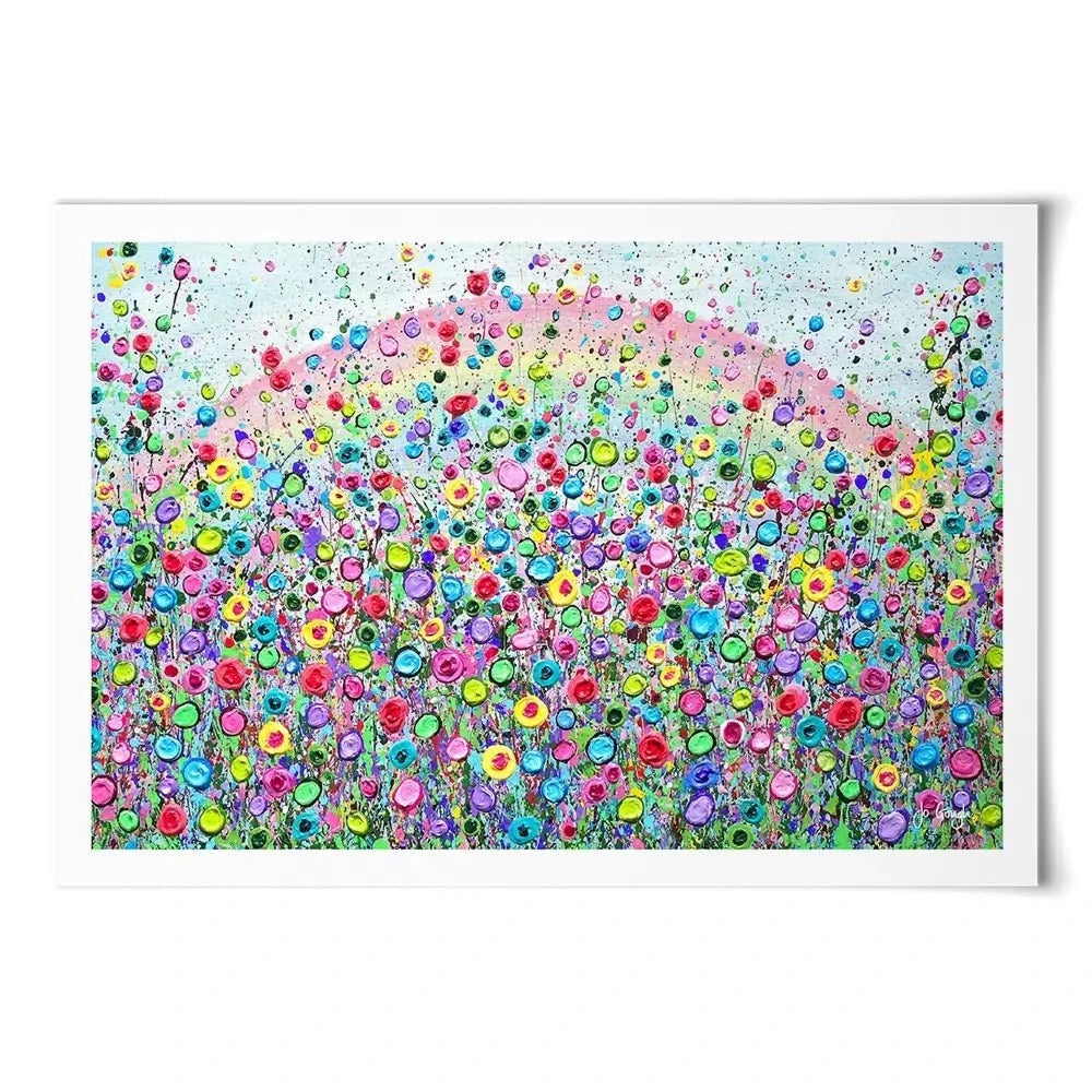 Rainbow Of Love Art Print Rainbow Of Love Art Print wall art product Jo Gough