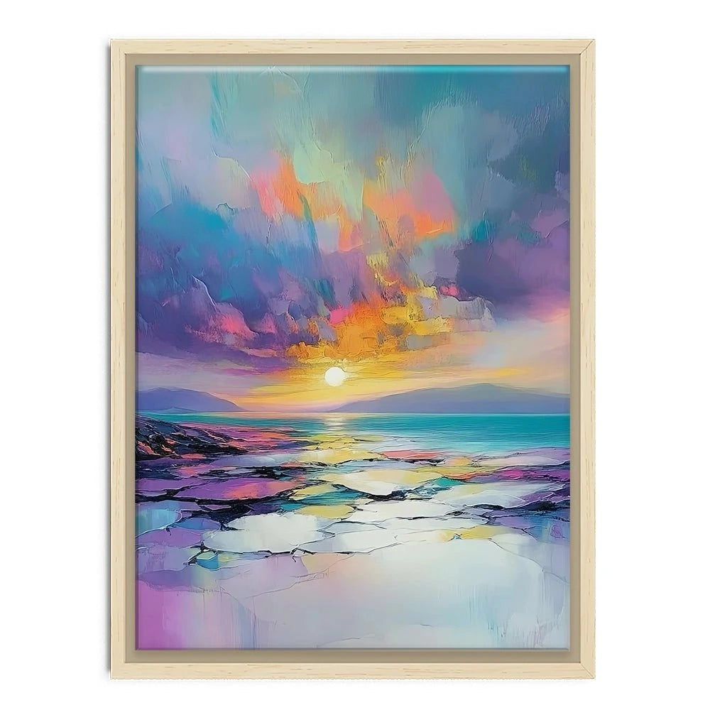 Rainbow Sea Sunset Canvas Print Rainbow Sea Sunset Canvas Print wall art product David Alexander Elder