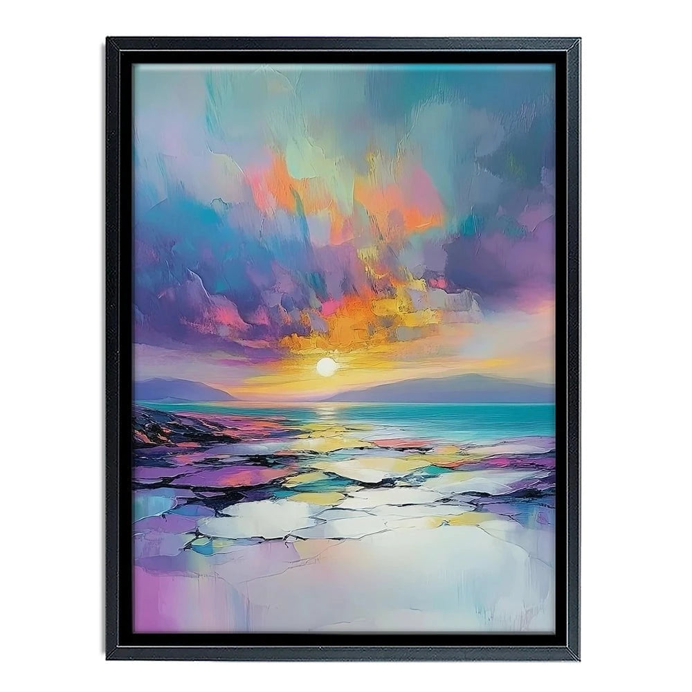 Rainbow Sea Sunset Canvas Print Rainbow Sea Sunset Canvas Print wall art product David Alexander Elder