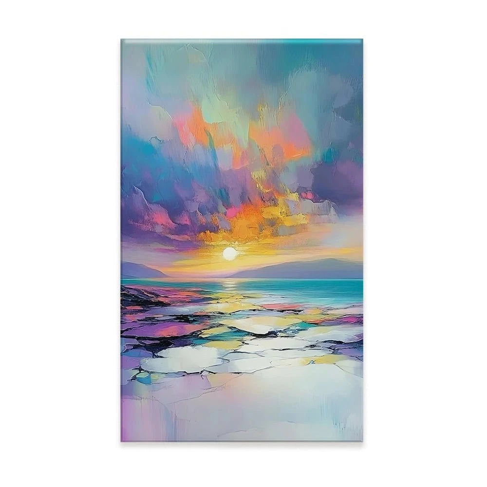 Rainbow Sea Sunset Canvas Print Rainbow Sea Sunset Canvas Print wall art product David Alexander Elder