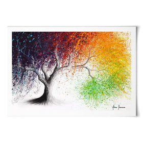 Rainbow Seasons Tree Art Print Rainbow Seasons Tree Art Print wall art product Ashvin Harrison