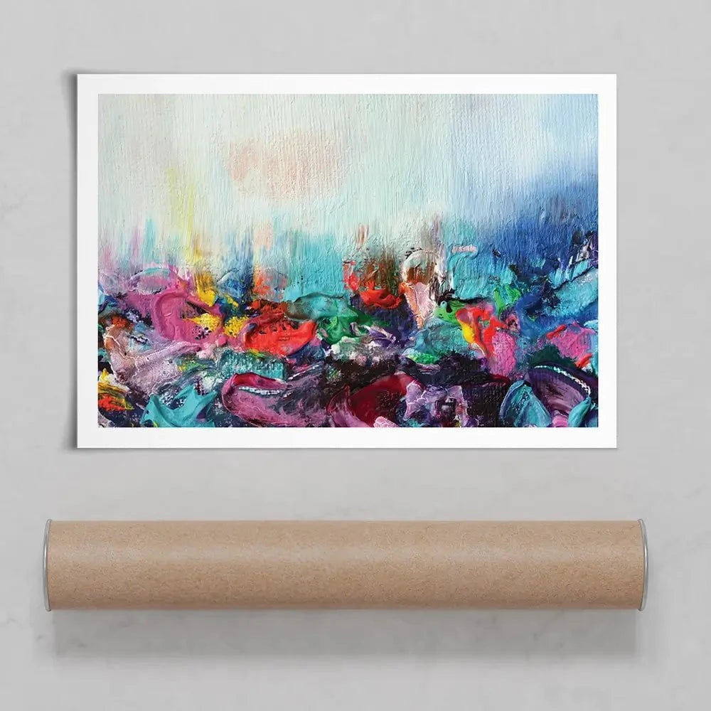 Rainbow Smear Art Print Rainbow Smear Art Print wall art product Rudchenko Liliia / Shutterstock