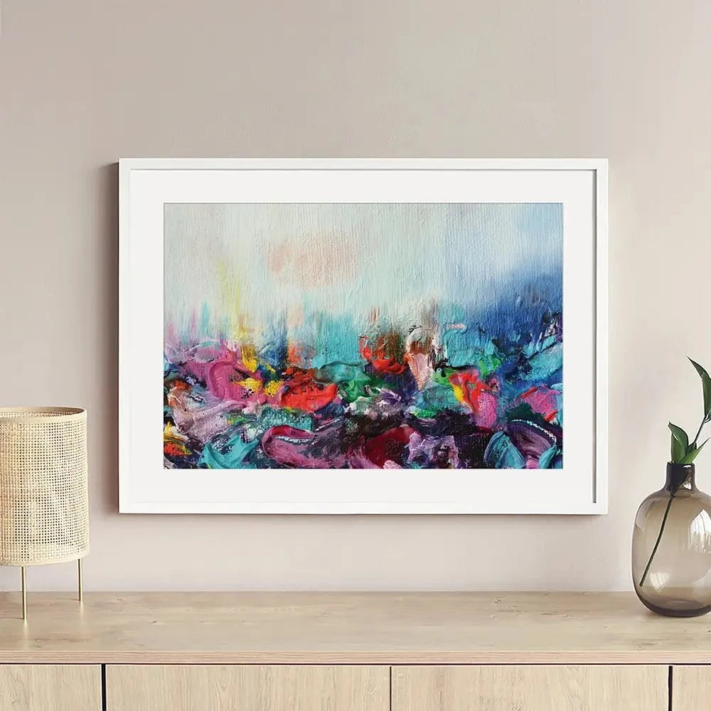 Rainbow Smear Framed Art Print Rainbow Smear Framed Art Print wall art product Rudchenko Liliia / Shutterstock