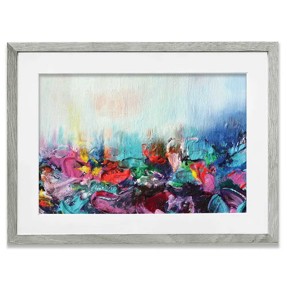 Rainbow Smear Framed Art Print Rainbow Smear Framed Art Print wall art product Rudchenko Liliia / Shutterstock