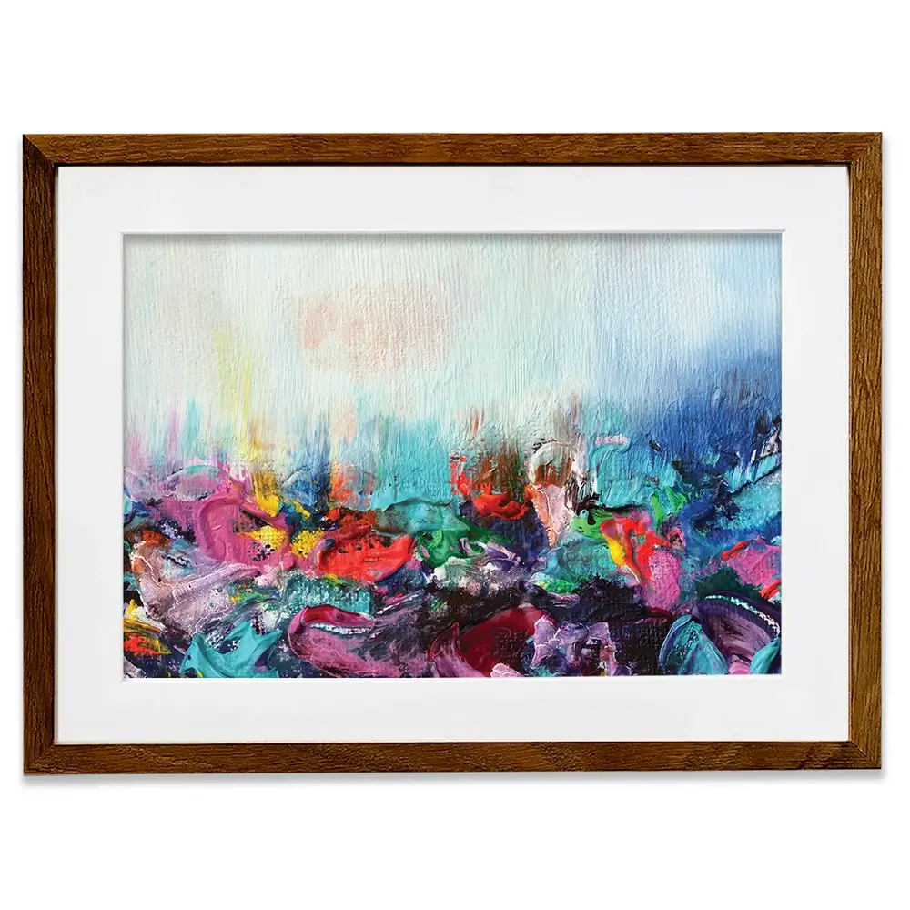 Rainbow Smear Framed Art Print Rainbow Smear Framed Art Print wall art product Rudchenko Liliia / Shutterstock
